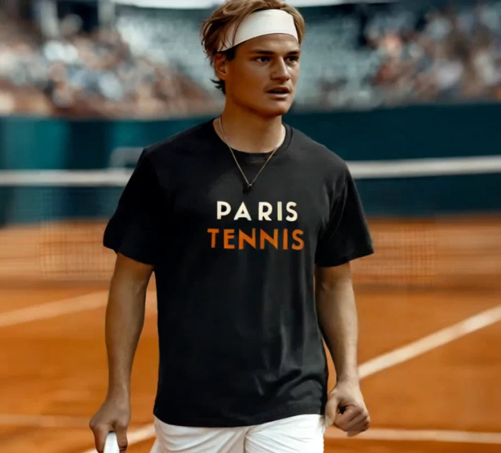 tshirt t-shirt tee-shirt tennis paris sport player joueur