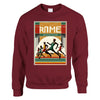 Crewneck sweater featuring a graphic of the Rome Marathon logo