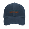 Gorra bordada con un logo de béisbol vintage de Nueva York
