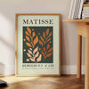 Forme astratte ritagliate in arancione e verde di Matisse