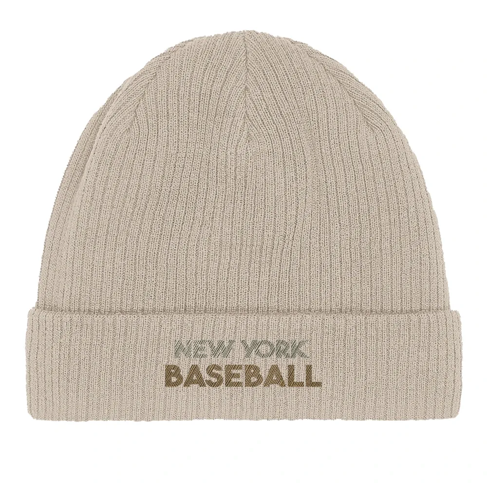 Embroidered beanie featuring the New York Baseball 7 logo
