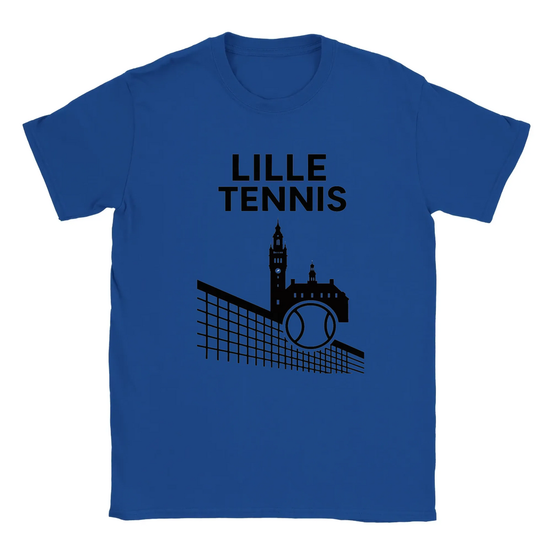 T-shirt featuring a graphic design inspired by Lille Tennis