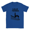 T-shirt featuring a graphic design inspired by Lille Tennis