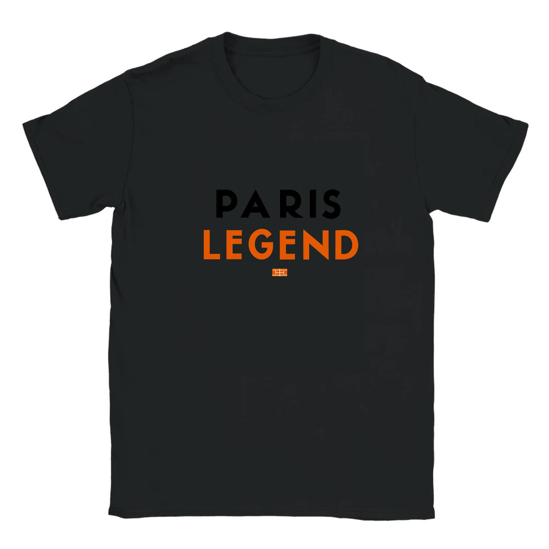 T-shirt featuring a tennis graphic inspired by Paris