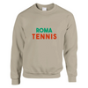 Unisex sweater featuring a minimalist Roma Tennis logo design