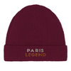 Embroidered beanie featuring the Tennis Paris Legend logo