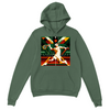 Hoodie with a graphic of a tennis player in Paris