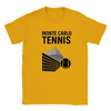 T-shirt featuring a graphic of a tennis player in action at Monte Carlo