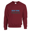 Unisex sweater with a graphic of a tennis player in New York