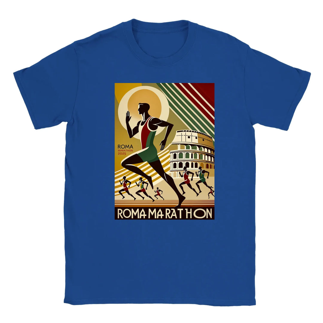 T-shirt avec un graphique du logo du Marathon de Rome 5