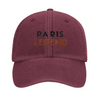 Cap featuring a vintage embroidered design of Tennis Paris Legend