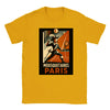 Koszulka z klasycznym logo vintage Mousquetaires Paris tenis