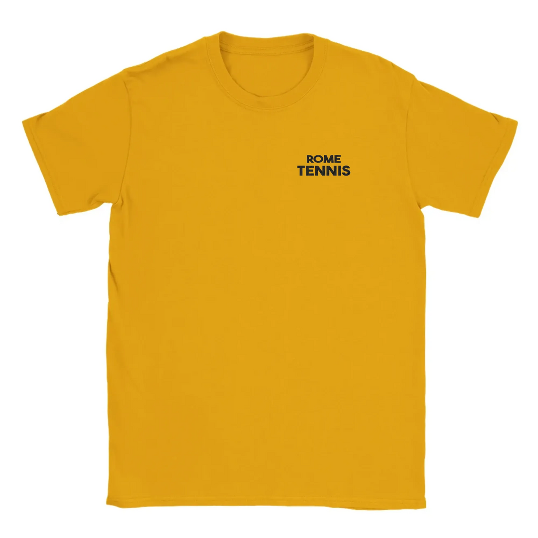 T-shirt featuring an embroidered Rome Tennis logo on the chest