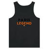 Tank top featuring a graphic of a tennis player in Paris