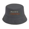 Printed bucket hat featuring a minimalist 'Tennis Paris Legend' logo design