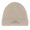 Embroidered beanie featuring Tennis Normandie 2 logo design