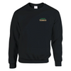 Embroidered sweater featuring a tennis theme with London elements