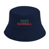 Embroidered cap featuring a Paris handball motif and logo