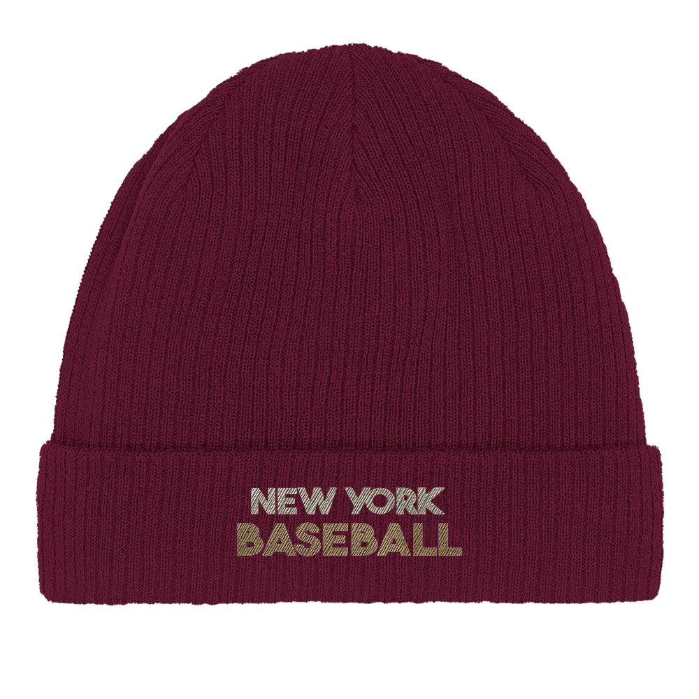 Embroidered beanie featuring the New York Baseball 7 logo