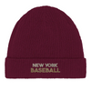 Embroidered beanie featuring the New York Baseball 7 logo