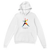 Hoodie featuring a graphic print of a tennis table in Paris
