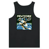 Sleeveless tank featuring a graphic print of New York Tennis