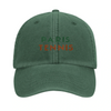 Cap featuring a vintage Paris Tennis embroidered logo design