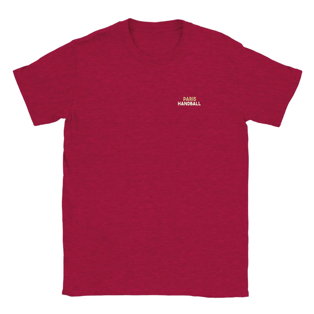 T-shirt featuring an embroidered design of Paris Handball 1 logo