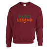 Crewneck sweater featuring a graphic print of a tennis player in Paris