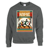 Crewneck sweater featuring a graphic of the Rome Marathon logo