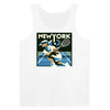 Sleeveless tank featuring a graphic print of New York Tennis