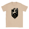 T-shirt featuring a graphic of a tennis player in action