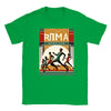 T-Shirt mit einem Grafikdesign des Logos des Rom-Marathons 6