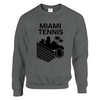 Sweater featuring a graphic print of Miami Tennis with bold colors