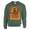 Unisexowy sweter z typograficznym wzorem inspirowanym Mission 2ème Semaine Tennis