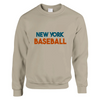 Unisex sweater featuring a minimalist New York baseball graphic