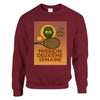 Unisexowy sweter z typograficznym wzorem inspirowanym Mission 2ème Semaine Tennis