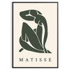Abstract figure in blue and white, inspired by Matisse's Blue Nude II