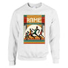 Crewneck sweater featuring a graphic of the Rome Marathon logo