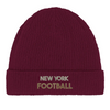 Beanie featuring an embroidered New York Football graphic