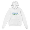 Hoodie featuring a printed logo of New York Tennis