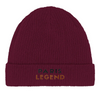 Embroidered beanie featuring a Tennis Paris Legend design