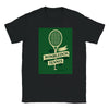 T-shirt featuring a graphic of a tennis racket and Wimbledon logo