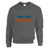 Unisex sweater featuring a minimalist New York baseball graphic