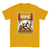 T-shirt featuring a graphic of the Rome Marathon 3 logo
