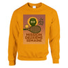 Unisexowy sweter z typograficznym wzorem inspirowanym Mission 2ème Semaine Tennis