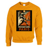 Crewneck sweater featuring a graphic of Mousquetaires Paris Tennis logo