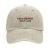 Embroidered cap featuring the Vintage Palm Spring Golf Club logo