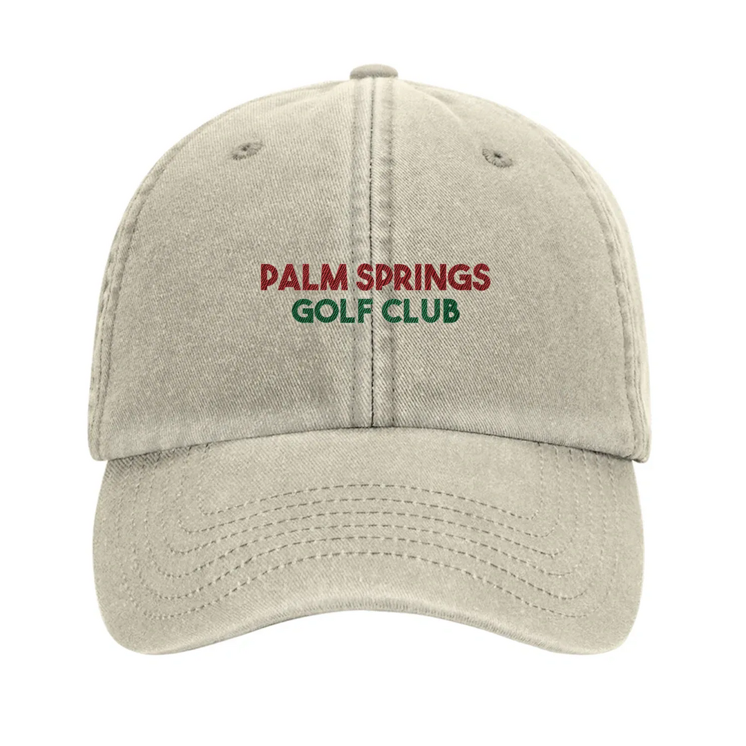 Embroidered cap featuring the Vintage Palm Spring Golf Club logo