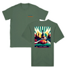 T-shirt featuring a graphic of New York football team logo